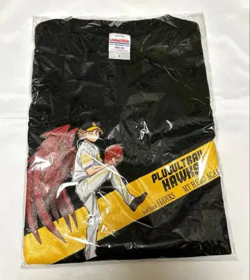 히로아카 소프트뱅크 호크스 콜라보 T셔츠 호크스