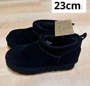 새상품 BEARPAW 베어파우 어그 부츠 통굽 블랙 23cm