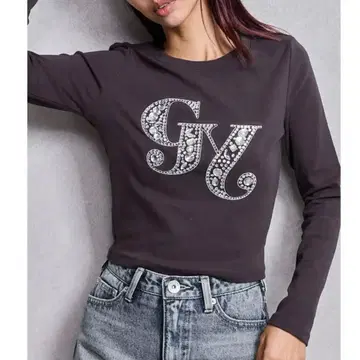 GYDA GY 비쥬 롱 슬리브 상의