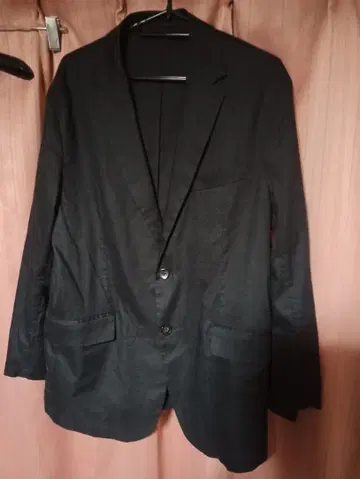 EDIFICE 에디피스 헴프 소재 블랙 테일러드 자켓