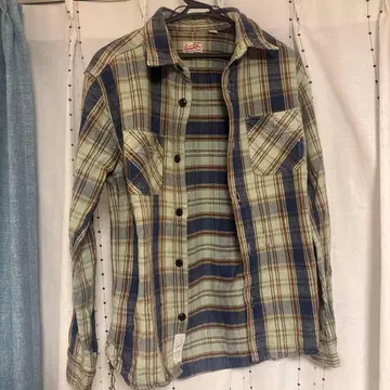 Houston 플란넬 셔츠 M 사이즈 체크 무늬