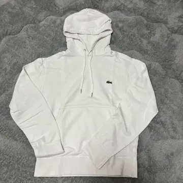 라코스테 화이트 후드티