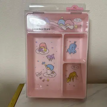 키키라라 리틀트윈스타 뚜껑 있는 트레이 생활 문구