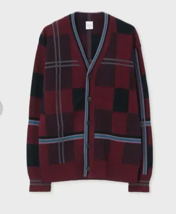 Paul Smith 체크 무늬 가디건