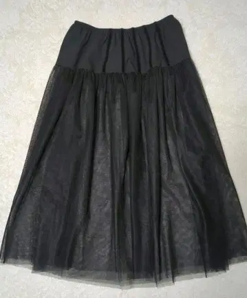 와코루 디어 샤샤 스커트 M 블랙