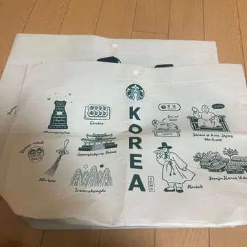 한국 스타벅스 L 사이즈 2개 에코백