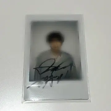 요시노 호쿠토 친필 사인 폴라로이드