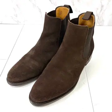 27cm Berwick 스웨이드 사이드 고어 부츠 남성용 브라운