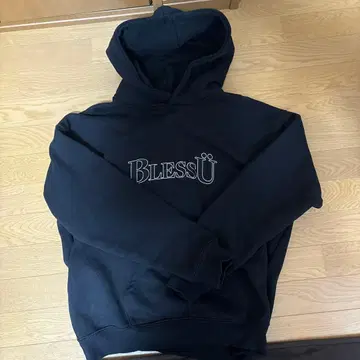 BlessU 블랙 후드티