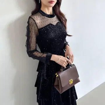 결혼식, 포멀 원피스 긴팔