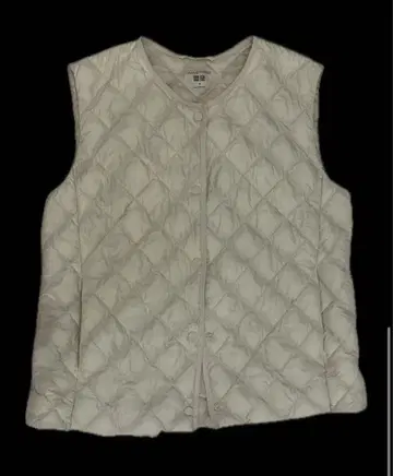 UNIQLO 다운 베스트 퀼팅 WARM PADDED 주머니 포함