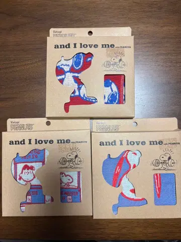 스누피 손수건 3개 세트