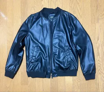 ZARA 가죽 자켓 블랙 XL 사이즈
