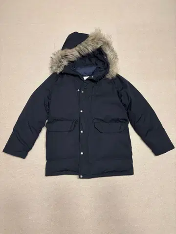 네이비 다운 자켓 퍼 포함