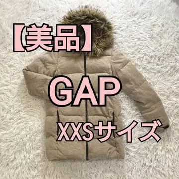 [ 새상품급 ] GAP 다운 코트 퍼 탈부착 가능 XXS 사이즈