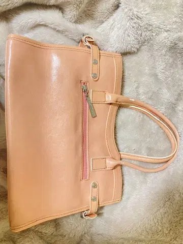 핑크 심플 토트백