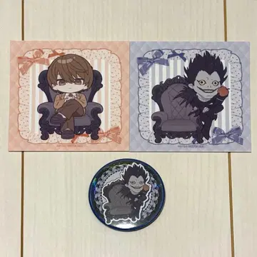 점페스 데스노트 캔 배지 구매 특전 야가미 라이토 류크