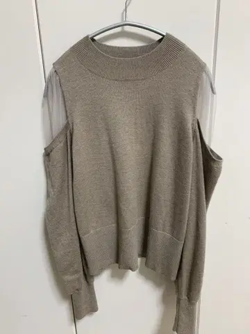 SNIDEL 오프숄더 니트 ONE SIZE