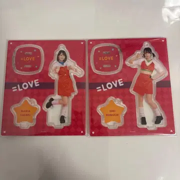 =LOVE 아크릴 스탠드 갸루 의상 사사키 마이카 노구치 이오리