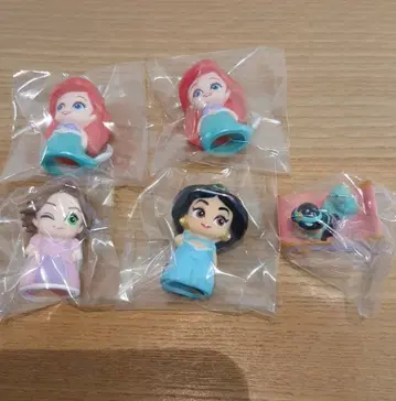 디즈니 프린세스 소프트 비닐 퍼펫 마스코트 묶음 판매! 라푼젤