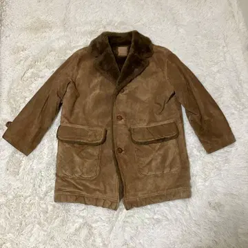 브라운 스웨이드 자켓