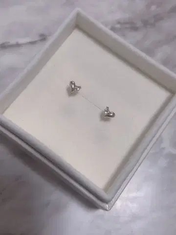 BLOOM*K10 하트 다이아 귀걸이*