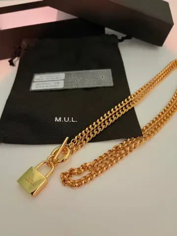 MUL A114V 체인 자물쇠 만텔 목걸이-80