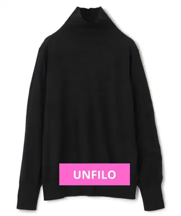 택 포함 미사용 새상품 앙피로 하이케이즈 울 하이넥 니트