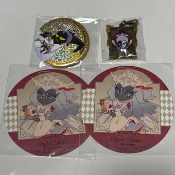 아담 해즈빈 호텔 굿즈 세트 애니카페 캔뱃지 메탈 참