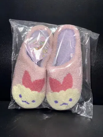 스미코구라시 천사 새우튀김 포근포근 룸슈즈 핑크