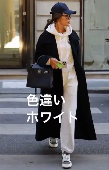 지프소피아 gypsohila 울 핸섬 코트 화이트