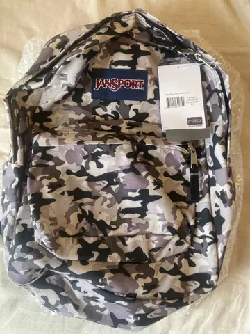 JANSPORT 슈퍼브레이크 그레이 카모플라쥬 25L