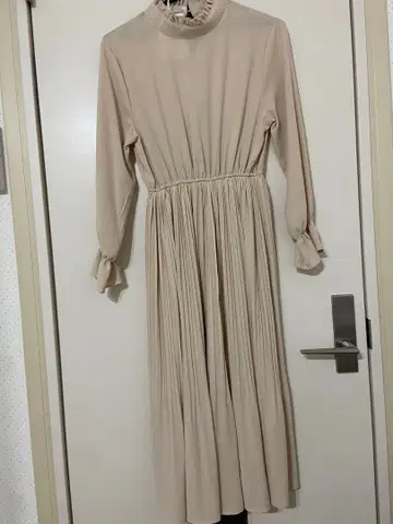 Grace & Chili 베이지 롱 원피스 드레스 S 사이즈
