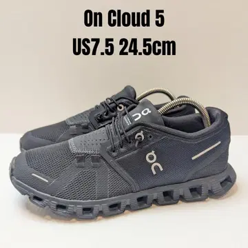 On Cloud5 온 클라우드5 24.5cm 블랙 여성용 경량