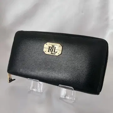 [ Used ] 로렌 랄프 로렌 블랙 가죽 장지갑