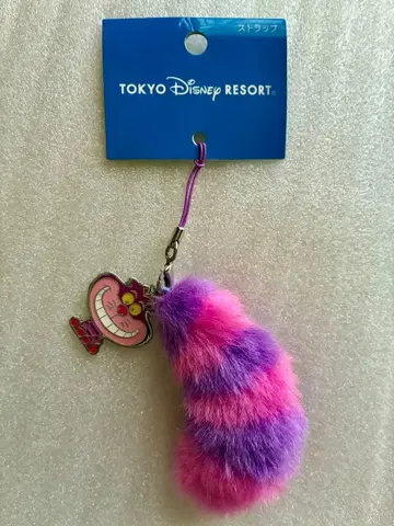 디즈니 체셔 고양이 꼬리 스트랩