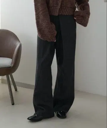 raffime 센터 후크 커브 데님 팬츠