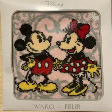 [ 미사용 새상품 ] WAKO x FEILER 미키 미니 손수건