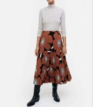 [택 포함 새상품] marimekko Myy Unikko 스커트