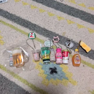 미니어처 음료 보틀 캡슐 토이 8개 세트