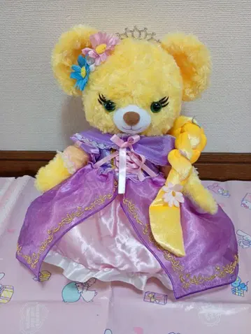 유니베어 라푼젤 코스튬 포함 봉제 인형 웰컴돌