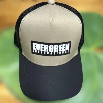 EVERGREEN 메쉬 캡 베이지/블랙 미사용 새상품