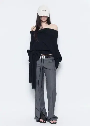 THEREDTHREAD S structured slacks pants