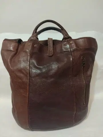 브라운 가죽 숄더백 2WAY