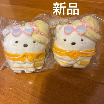 새상품 걸이 봉제 인형 시로쿠마 스미코구라시 펭귄 후르츠 바케이션