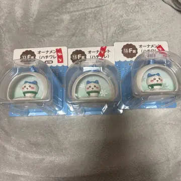 치이카와 에니마이 복권 오너먼트 하치와레 3점