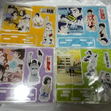 아다치 미츠루 카드 아다치 미츠루전 55주년 아크릴 스탠드 4점 세트