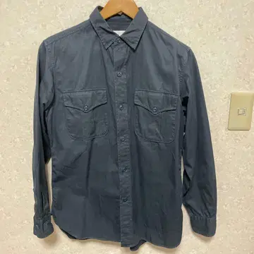 time after time 네이비 긴팔 셔츠