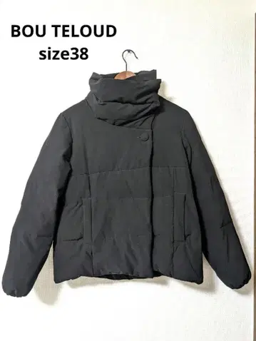 새상품급 BOU TELOUD 부즈루드 다운 38 블랙