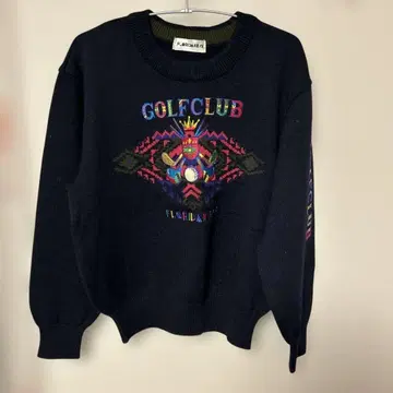 A-175) FLORIDA KEYS 골프 클럽 니트 스웨터